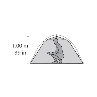 Намет MSR Hubba Hubba NX V7 Сірий - 8 - Robinzon.ua