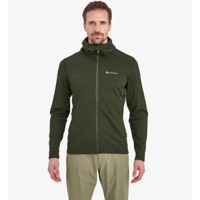 Мужская флисовая толстовка Montane Protium Hoodie, Oak Green, XL (5056601004744) - 3 - Robinzon.ua