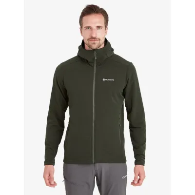 Мужская флисовая толстовка Montane Protium XT Hoodie, Oak Green, XL (5056237090920) - 2 - Robinzon.ua
