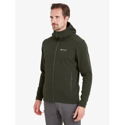Чоловіча флісова толстовка Montane Protium XT Hoodie, Oak Green, S (5056237090890) - 1 - Robinzon.ua