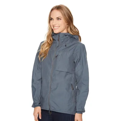 Женская ветровка Fjallraven High Coast Wind Jacket, L - Dusk (89633.042.L) - 2 - Robinzon.ua