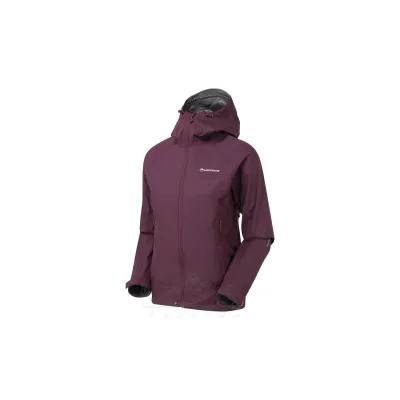 Мембранна жіноча куртка для трекінгу Montane Female Meteor Jacket, Wineberry, S/10/36 (5056237078591) - 2 - Robinzon.ua
