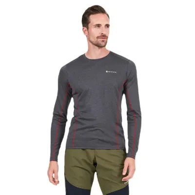 Футболка чоловіча Montane Dart Long Sleeve T-Shirt, Slate, L (5056237063009) - 3 - Robinzon.ua
