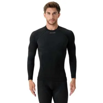 Термофутболка с длинным рукавом мужская Accapи XPerience, Black/Anthracite, M/L (ACC XА801.9966-ML) - 2 - Robinzon.ua