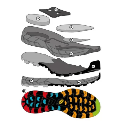 Кросівки чоловічі Scarpa Rapid GTX 42.5 - сірий, для хайкингу - 72700-200-3-42.5 - 7 - Robinzon.ua