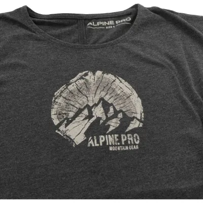 Футболка жіноча Alpine Pro UDAWA LTSB177 990G - M - черный - 3 - Robinzon.ua