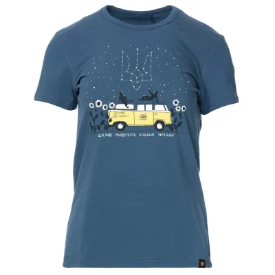 Футболка женская Turbat Mriya Wmn indian teal blue - XL - синий - 1 - Robinzon.ua