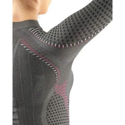 Термофутболка с длинным рукавом женская Accapi Ergoracing, Antracite/Black, M/L (ACC АA911.968-ML) - 3 - Robinzon.ua