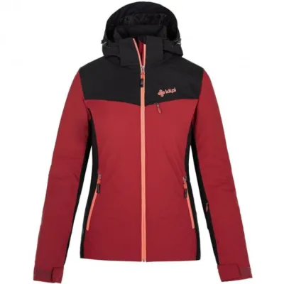 Гірськолижна жіноча мембранна куртка Kilpi FLIP-W, dark red, 36 (SL0113KIDRD36) - 2 - Robinzon.ua