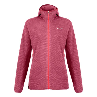 Жіноча флісова толстовка з рукавом реглан Salewa W Nuvolo JKT, pink, 46/40 (27923/6579 46/40) - 2 - Robinzon.ua