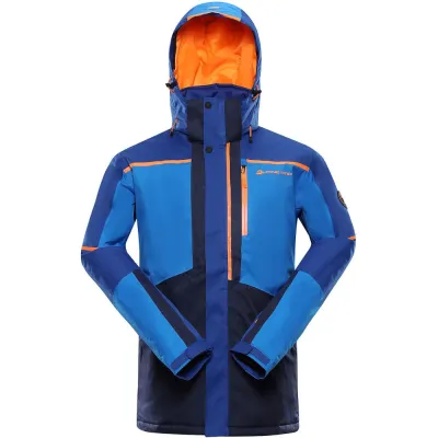 Гірськолижна чоловіча тепла мембранна куртка Alpine Pro MALEF, Red/Dark blue, L (MJCY574442 L) - 2 - Robinzon.ua