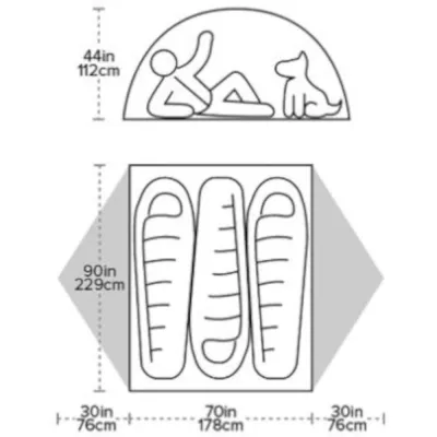 Палатка Big Agnes Blacktail 3 Green - 2 Палатка Big Agnes Blacktail 3 Green - 2 - Robinzon.ua