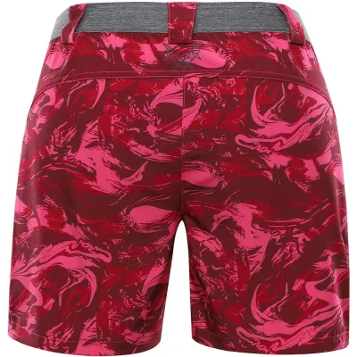 Шорти жіночі Alpine Pro ZAMBA, pink/burgundy, 40 (LPAA638452 40) - 3 - Robinzon.ua