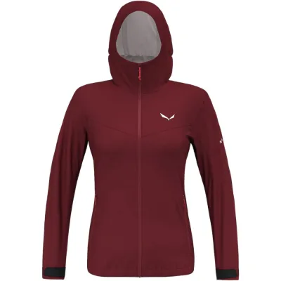 Мембранная женская куртка для трекинга Salewa Puez Aqua 4 2.5L PTX Jacket W, Red Syrah, 40/34 (28616/1570 40/34) - 1 - Robinzon.ua