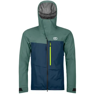 Мембранна утеплена чоловіча куртка Ortovox 3L RAVINE SHELL JACKET M, deep ocean, L (7086000003) - 1 - Robinzon.ua
