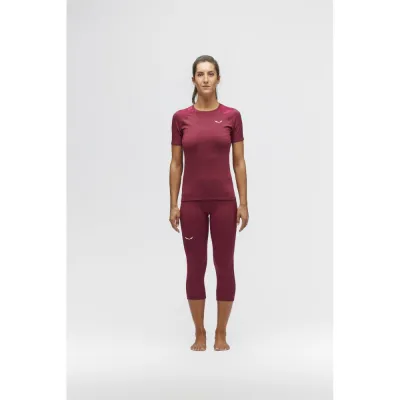 Термоштани жіночі Salewa Cristallo Warm AMR W 3/4 TIGHT, Red Syrah, 40/34 (28210/1570 40/34) - 6 - Robinzon.ua