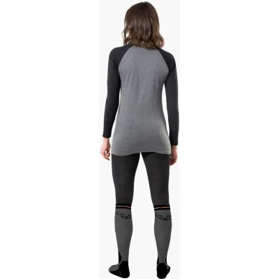 Футболка жіноча Dynafit TOUR LIGHT MERINO W L/S TEE, Grey/Black, XS (71365/0911 XS) - 4 - Robinzon.ua