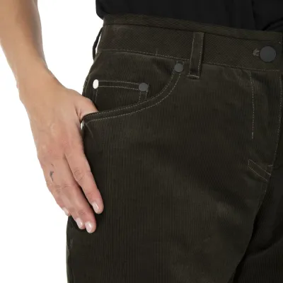 Штани жіночі Salewa Fanes Cord Hemp Pant W, Green dark olive, 40/34 (28689/5280 40/34) - 4 - Robinzon.ua