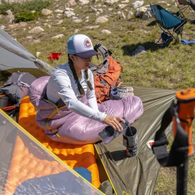 Спальник Big Agnes Ws Greystone 20 (600 DownTek) Ws Long elderberry - Right Zip - 5 - Robinzon.ua