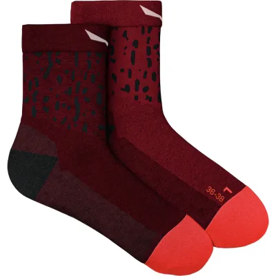 Носки женские Salewa MTN TRN SAL AM W QRT SOCK 69025 1501 - 36-38 - бордовый - 1 - Robinzon.ua