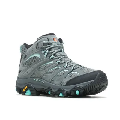 Ботинки женские Merrell MOAB 3 MID GTX 40.5 - серый/бирюзовый, для хайкингу - 036.0405 - 1 - Robinzon.ua