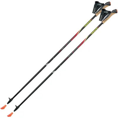 Палки для скандинавской ходьбы Gabel FX-75 Snake Carbon 105 Dual Spike 125 - 1 - Robinzon.ua