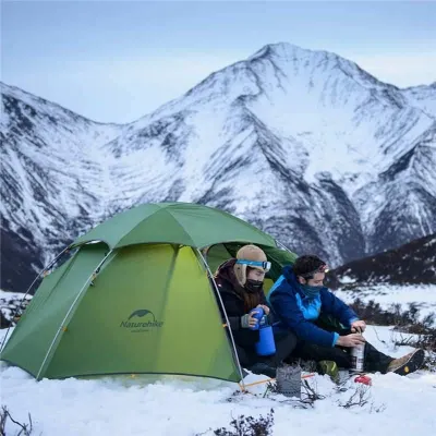 Палатка двухместная с сферическим куполом Naturehike Cloud Peak 2 темно-зеленая (NH17K240-Y) - 3 - Robinzon.ua