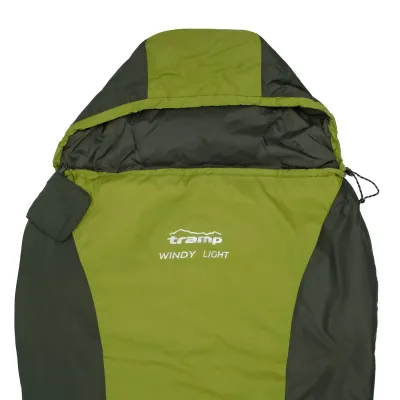 Спальный мешок Tramp Windy Light кокон правый, olive - 2 - Robinzon.ua