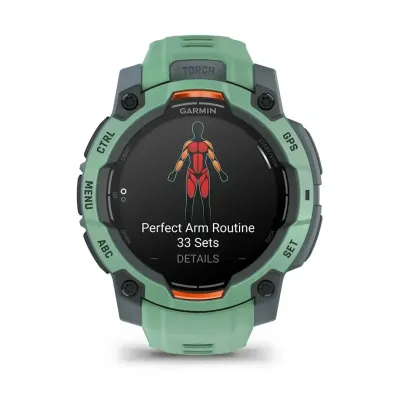 Смарт-годинник Garmin Instinct 3 (45 мм) AMOLED кольору неотропік - 3 - Robinzon.ua