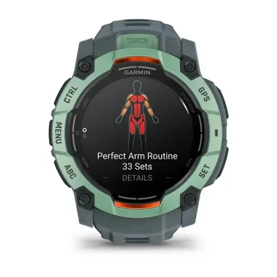 Смарт-часы Garmin Instinct 3 (50 мм) AMOLED, цвет неотропик/сумеречный - 3 - Robinzon.ua
