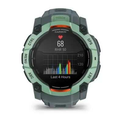 Смарт-часы Garmin Instinct 3 (50 мм) AMOLED, цвет неотропик/сумеречный - 6 - Robinzon.ua