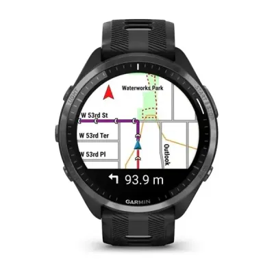 Смарт-годинник Garmin Forerunner 965 з карбоново-сірим титановим безелем, чорним корпусом та чорно-сірим силіконовим ремінцем - 3 Смарт-годинник Garmin Forerunner 965 з карбоново-сірим титановим безелем, чорним корпусом та чорно-сірим силіконовим ремінцем - 3 - Robinzon.ua