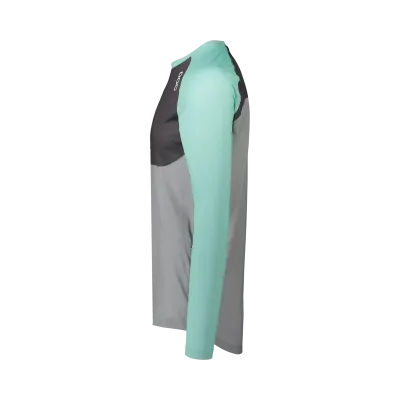 Джерси POC MTB Pure LS Jersey, Lt Fluorite Green/Sylvanite Grey/Alloy Grey, S (PC 528448320SML1) - 1 - Robinzon.ua