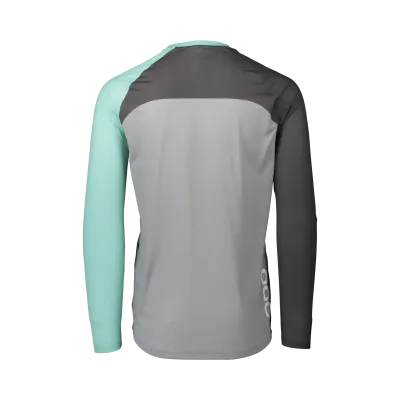 Джерси POC MTB Pure LS Jersey, Lt Fluorite Green/Sylvanite Grey/Alloy Grey, S (PC 528448320SML1) - 2 - Robinzon.ua