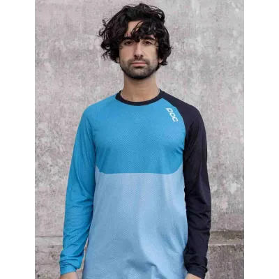 Джерси POC MTB Pure LS Jersey, Lt Fluorite Green/Sylvanite Grey/Alloy Grey, S (PC 528448320SML1) - 3 - Robinzon.ua