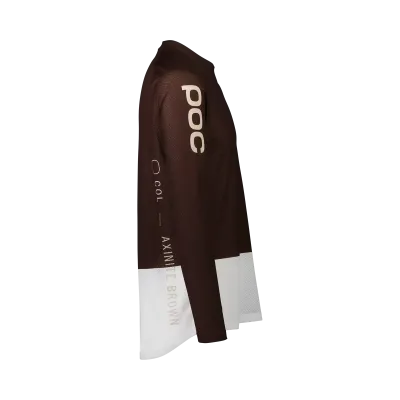 Джерсі чоловіче з довгим рукавом POC MTB Pure LS Jersey, Axinite Brown/Hydrogen White, M (PC 528448514MED1) - 2 - Robinzon.ua