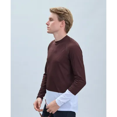 Джерсі чоловіче з довгим рукавом POC MTB Pure LS Jersey, Axinite Brown/Hydrogen White, M (PC 528448514MED1) - 3 - Robinzon.ua
