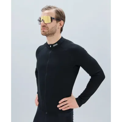Джерси мужское с длинным рукавом POC M's Thermal Lite LS Jersey, Uranium Black, S (PC 523361002SML1) - 2 - Robinzon.ua