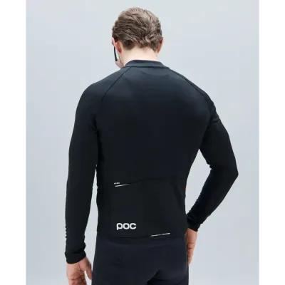 Джерсі чоловіче з довгим рукавом POC M's Thermal Lite LS Jersey, Uranium Black, M (PC 523361002MED1) - 3 - Robinzon.ua