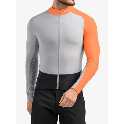 Велоджерси с длинным рукавом POC Essential Road Mid LS Jersey,Granite Grey/Zink Orange, S (PC 582108287SML1) - 4 - Robinzon.ua
