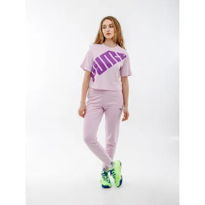 Женская Футболка Puma POWER Cropped Tee Фиолетовый XS (7d67789660 XS) - 3 - Robinzon.ua