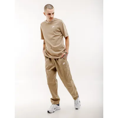 Мужская Футболка Nike CLUB LBR SS TOP Бежевый XL (7dFB7309-247 XL) - 3 - Robinzon.ua