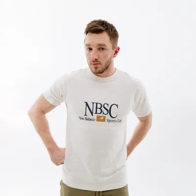 Мужская Футболка New Balance Athletics Sports Club Бежевый M (MT31558OTH) - 2 - Robinzon.ua