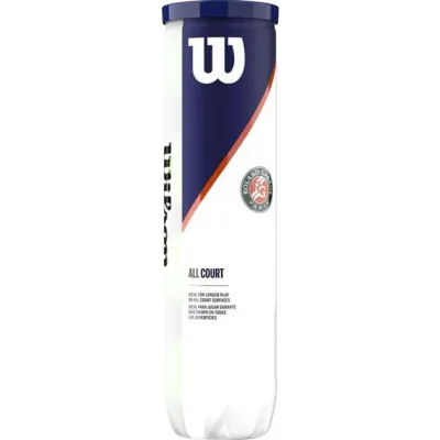 Мячи для тенниса Wilson ROLAND GARROS ALL CT 4 BALL WRT116400 - Robinzon.ua