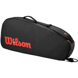 Чохол тенісний Wilson CLASH V3 3PK RACQUET BAG BLACK/INFRARED WR8038001001 - Robinzon.ua