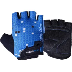 Велорукавички PowerPlay 5451 Синьо-білі XS - Robinzon.ua