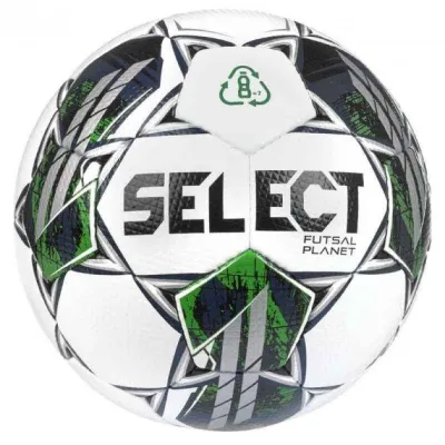 Мяч футзальный  Select FUTSAL PLANET v22 бело-зеленый размер 4 103346-327 4 - Robinzon.ua