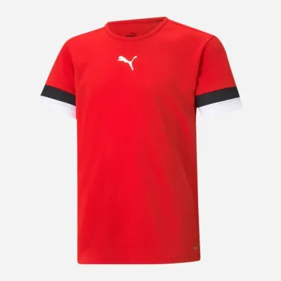 Детская Футболка Puma teamRISE Jersey Jr красный Дет 140 см (704938-01 140) - Robinzon.ua