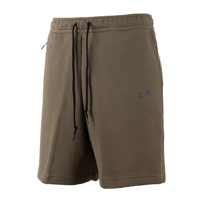 Мужские Шорты Nike M NK TCH FLC SHORT Хаки XL (7dFB8171-222 XL) - Robinzon.ua