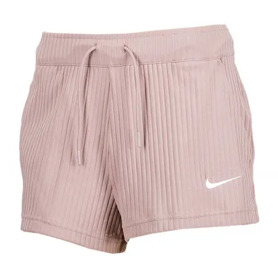 Женские Шорты Nike W NSW RIB JRSY SHORT Бежевый L (7dDV7862-272 L) - Robinzon.ua